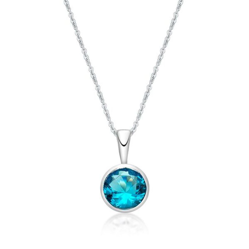 Picture of DECEMBER , 5mm BEZEL PENDANT with CHAIN